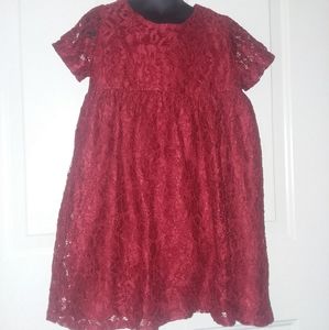Girls double layer lace dress 7/8